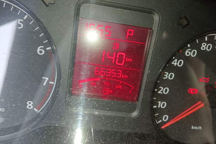 Used Volkswagen Polo 2013 1.4L Automatic Comfort Edition Odometer Close Up