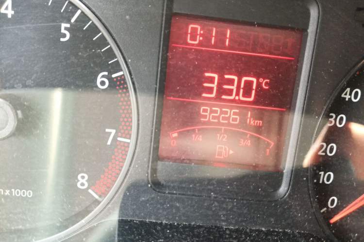 Used Volkswagen Polo 2013 1.4L Manual Fashion Edition Odometer Close Up