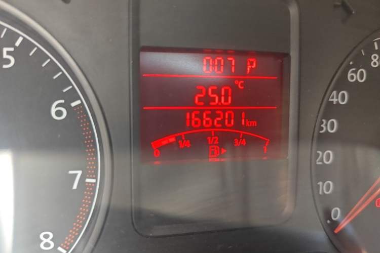 Used Volkswagen Polo 2013 1.6L Automatic Comfort Edition Odometer Close Up