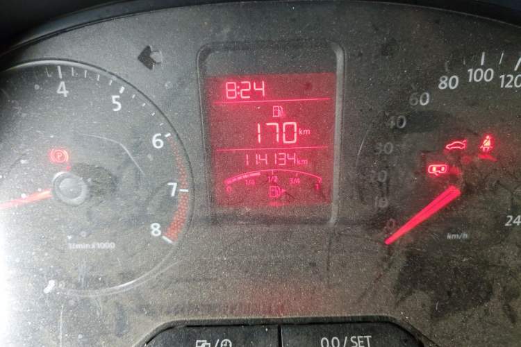 Used Volkswagen Polo 2013 1.4L Manual Fashion Edition Odometer Close Up