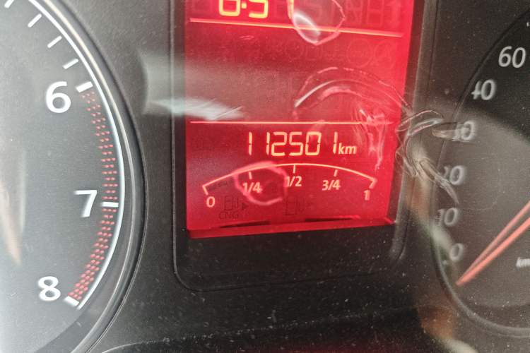 Used Volkswagen Polo 2013 1.6L Automatic Comfort Edition Odometer Close Up