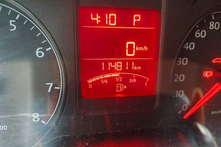 Used Volkswagen Polo 2013 1.6L Automatic Comfort Edition Odometer Close Up