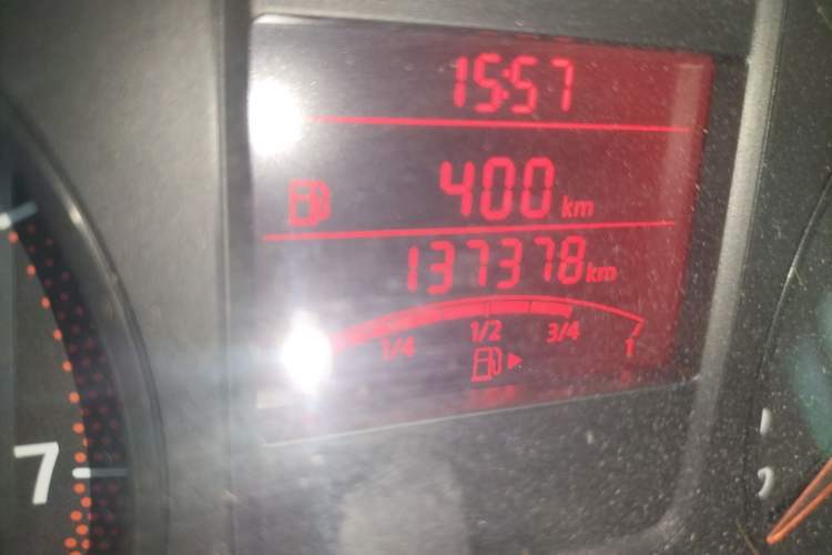 Used Volkswagen Polo 2013 1.4L Manual Fashion Edition Odometer Close Up