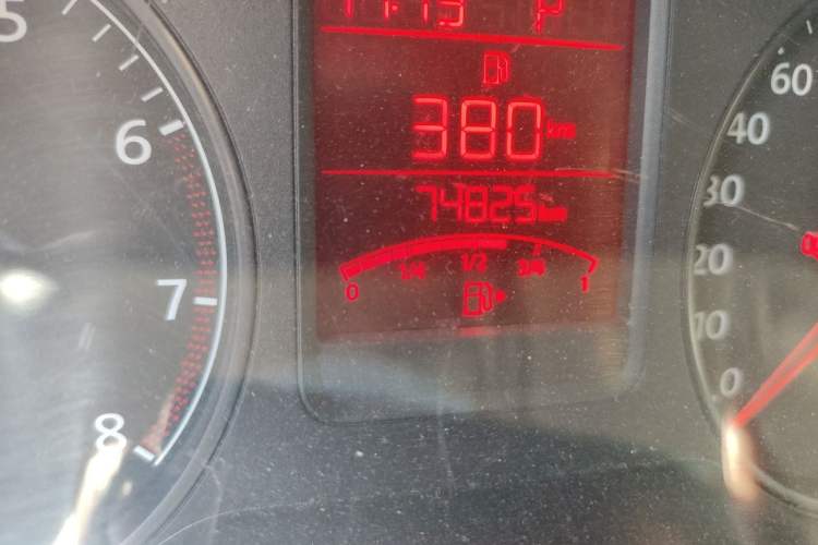 Used Volkswagen Polo 2013 1.6L Automatic Comfort Edition Odometer Close Up