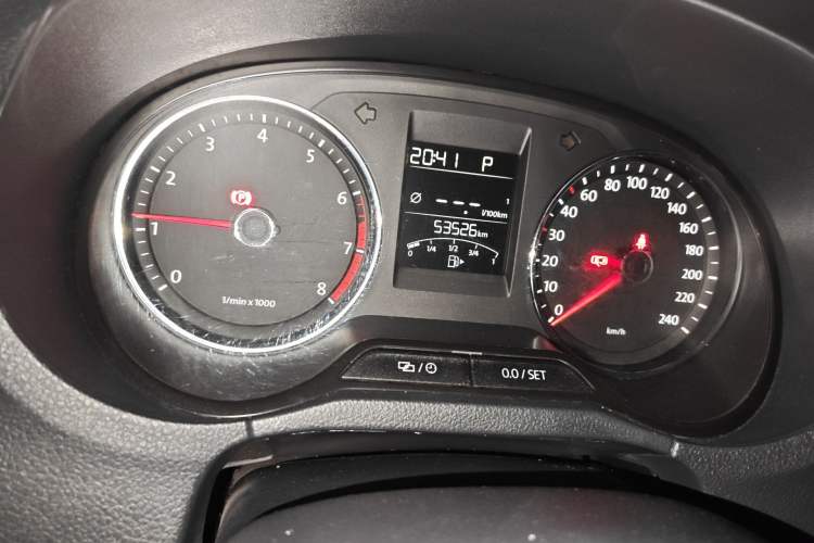 Used Volkswagen Polo 2014 1.4L Automatic Comfort Edition Odometer Close Up