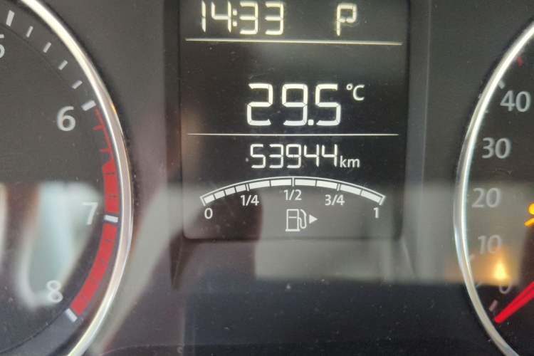 Used Volkswagen Polo 2014 1.6L Automatic 30th Anniversary Edition Odometer Close Up