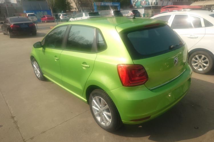 Used Volkswagen Polo 2014 1.6L Automatic Luxury Edition Rear Left 45 Deg