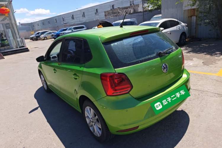 Used Volkswagen Polo 2014 1.6L Automatic Comfort Edition Rear Left 45 Deg