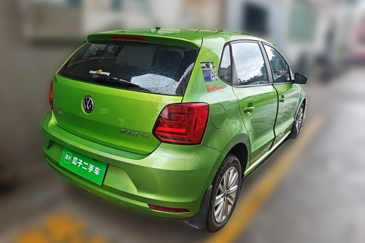 Used Volkswagen Polo 2014 1.6L Automatic Comfort Edition Rear Right 45 Deg