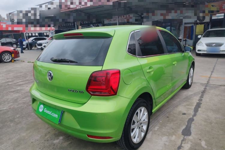 Used Volkswagen Polo 2014 1.6L Automatic Comfort Edition Rear Right 45 Deg