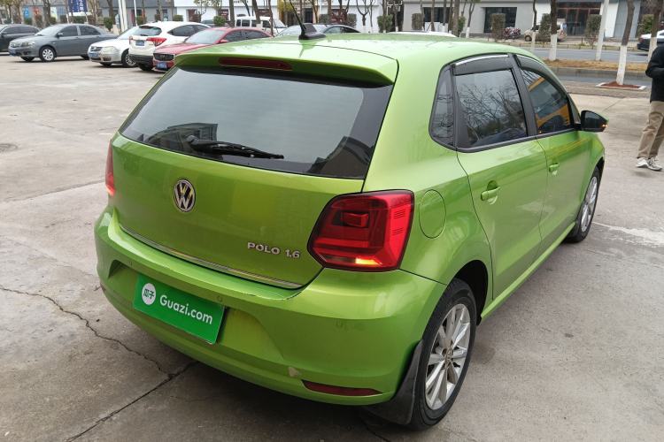 Used Volkswagen Polo 2014 1.6L Automatic Luxury Edition Rear Right 45 Deg