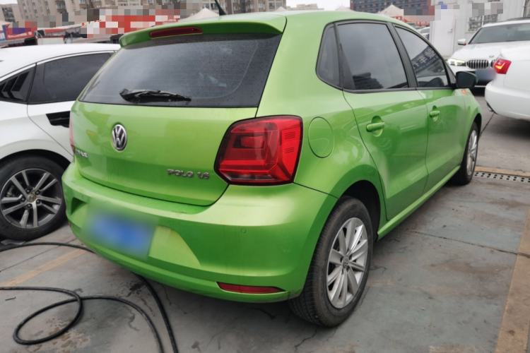 Used Volkswagen Polo 2014 1.6L Automatic Comfort Edition Rear Right 45 Deg