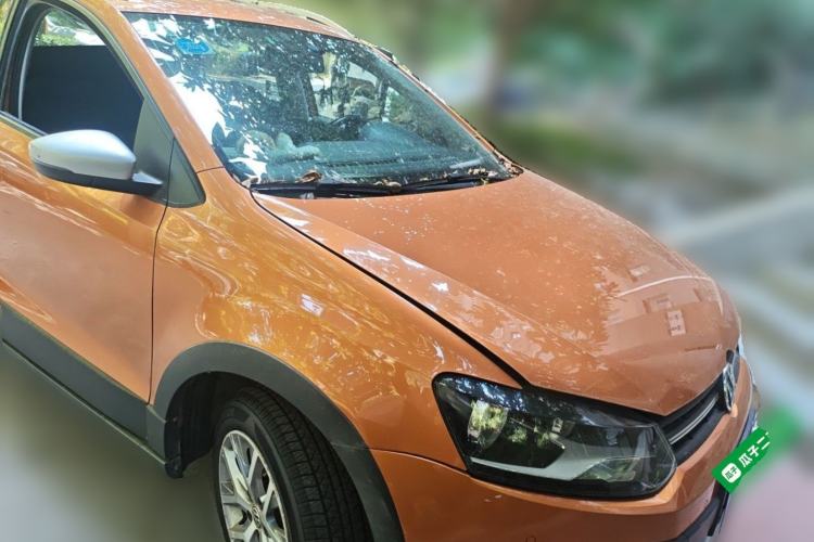 Used Volkswagen Polo 2014 1.6L Cross Polo Automatic Front Right 45 Deg