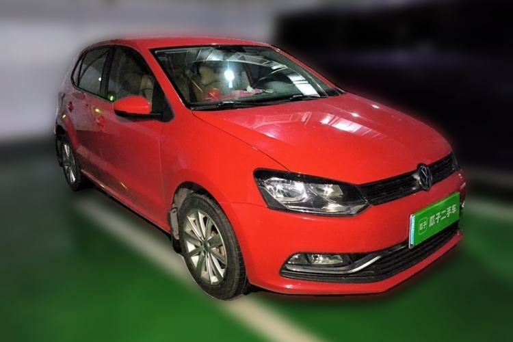 Used Volkswagen Polo 2014 1.6L Automatic Comfort Edition Front Right 45 Deg