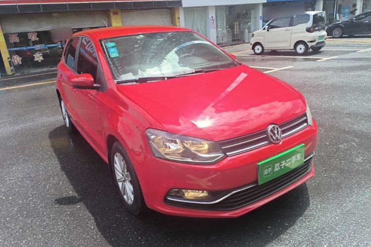 Used Volkswagen Polo 2014 1.6L Automatic Comfort Edition Front Right 45 Deg