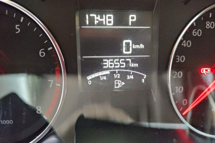 Used Volkswagen Polo 2014 1.4L Automatic Comfort Edition Odometer Close Up