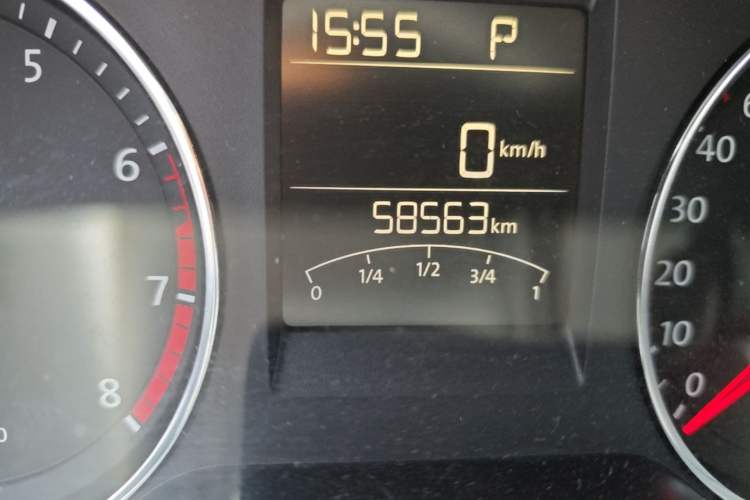 Used Volkswagen Polo 2014 1.4L Automatic Comfort Edition Odometer Close Up