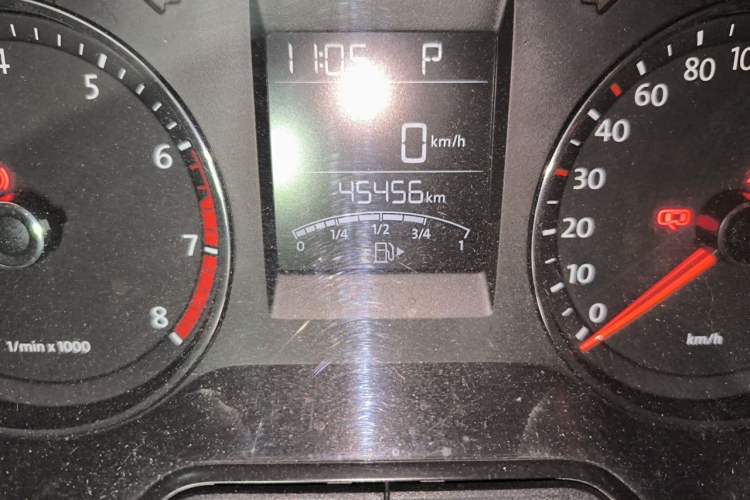 Used Volkswagen Polo 2014 1.6L Automatic Comfort Edition Odometer Close Up