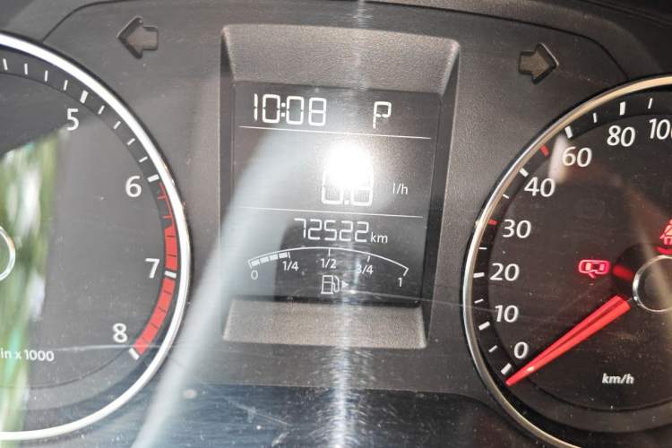 Used Volkswagen Polo 2014 1.6L Automatic Comfort Edition Odometer Close Up