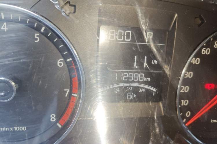 Used Volkswagen Polo 2014 1.6L Automatic Luxury Edition Odometer Close Up