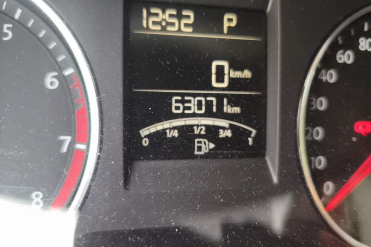 Used Volkswagen Polo 2014 1.6L Automatic Comfort Edition Odometer Close Up