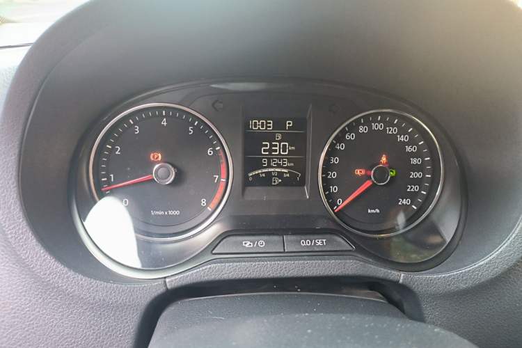 Used Volkswagen Polo 2014 1.6L Automatic 30th Anniversary Edition Odometer Close Up