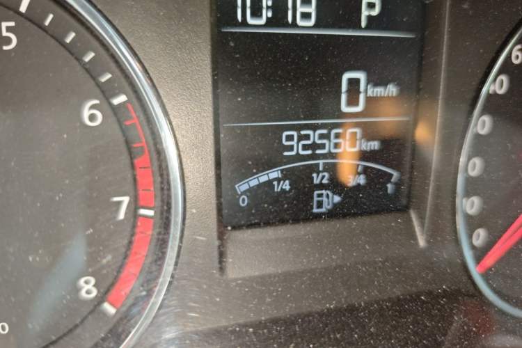 Used Volkswagen Polo 2014 1.6L Automatic Luxury Edition Odometer Close Up