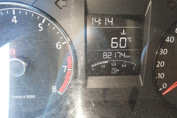 Used Volkswagen Polo 2014 1.4L Manual Fashion Edition Odometer Close Up