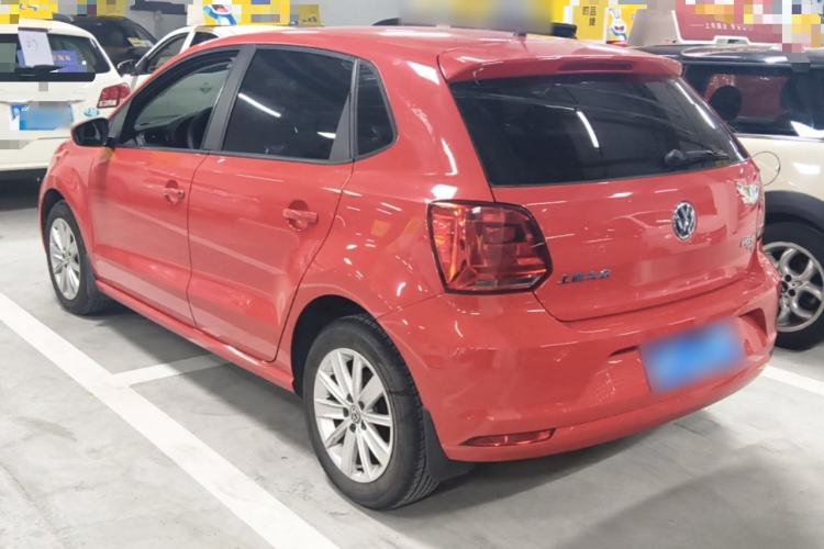 Used Volkswagen Polo 2014 1.6L Automatic Comfort Edition Rear Left 45 Deg