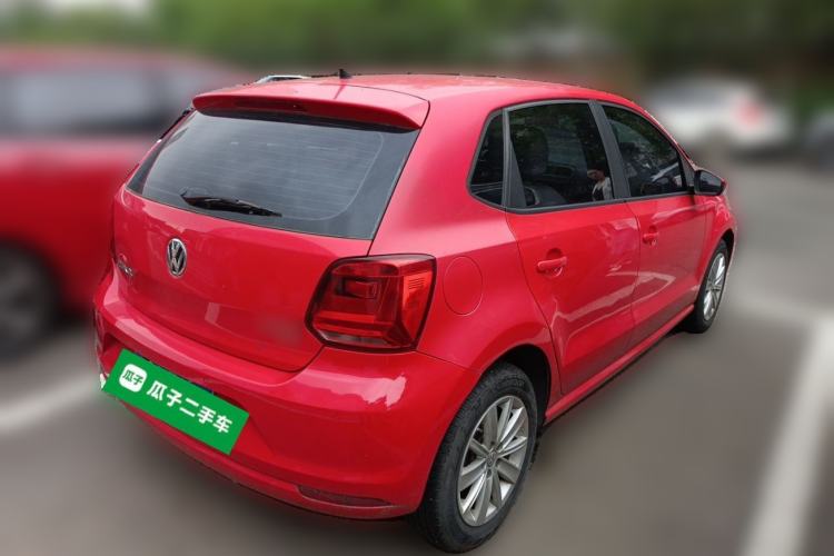 Used Volkswagen Polo 2014 1.6L Automatic Comfort Edition Rear Right 45 Deg