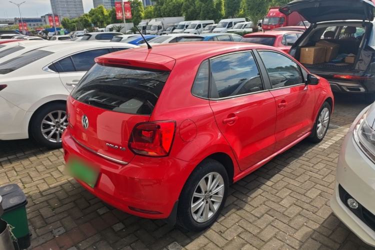 Used Volkswagen Polo 2014 1.6L Automatic Comfort Edition Rear Right 45 Deg