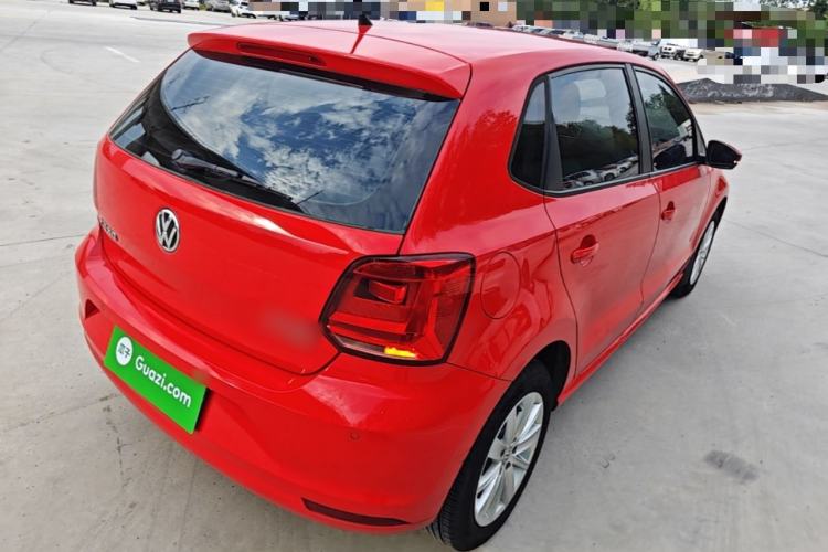 Used Volkswagen Polo 2014 1.6L Automatic Comfort Edition Rear Right 45 Deg