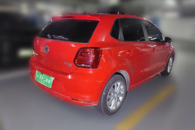 Used Volkswagen Polo 2014 1.6L Automatic Comfort Edition Rear Right 45 Deg
