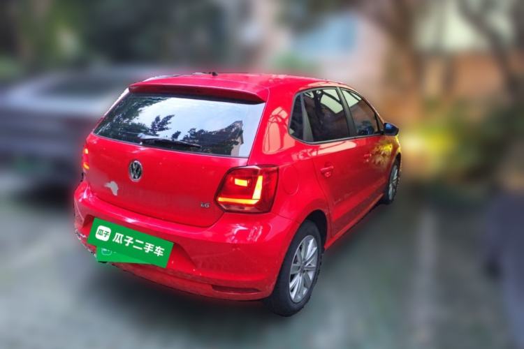 Used Volkswagen Polo 2014 1.6L Automatic Comfort Edition Rear Right 45 Deg