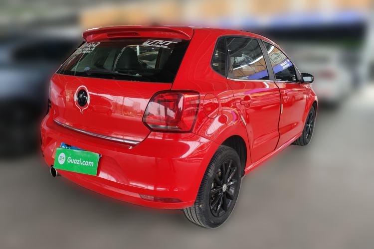 Used Volkswagen Polo 2014 1.6L Automatic Luxury Edition Rear Right 45 Deg