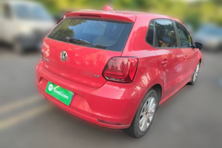 Used Volkswagen Polo 2014 1.6L Automatic Comfort Edition Rear Right 45 Deg