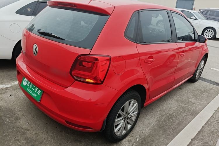 Used Volkswagen Polo 2014 1.6L Automatic Comfort Edition Rear Right 45 Deg
