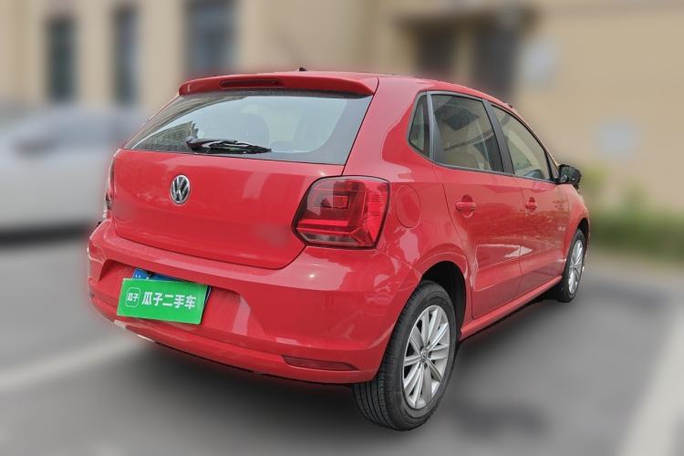 Used Volkswagen Polo 2014 1.6L Automatic Comfort Edition Rear Right 45 Deg