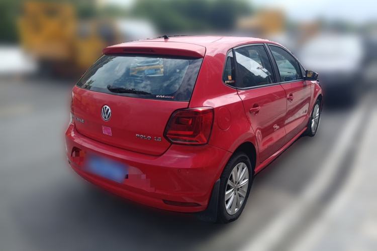 Used Volkswagen Polo 2014 1.6L Automatic Comfort Edition Rear Right 45 Deg