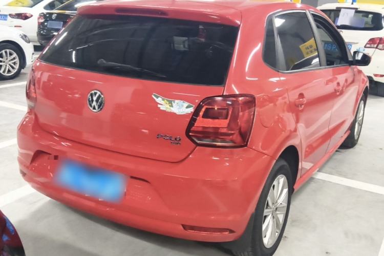 Used Volkswagen Polo 2014 1.6L Automatic Comfort Edition Rear Right 45 Deg