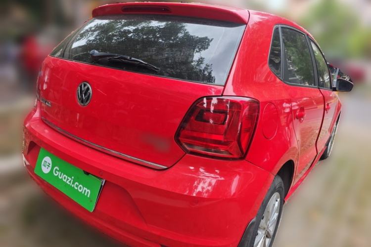 Used Volkswagen Polo 2014 1.6L Automatic Luxury Edition Rear Right 45 Deg