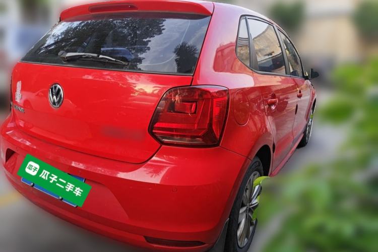 Used Volkswagen Polo 2014 1.6L Automatic Comfort Edition Rear Right 45 Deg