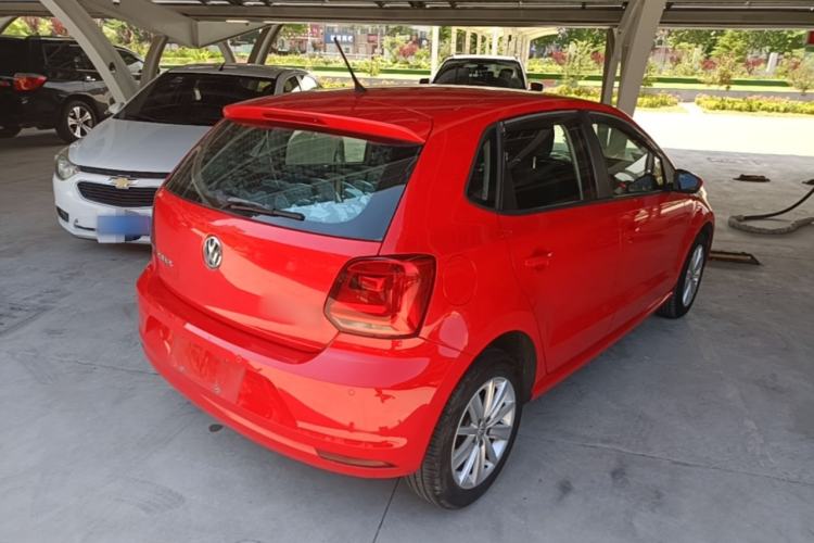 Used Volkswagen Polo 2014 1.6L Automatic Comfort Edition Rear Right 45 Deg