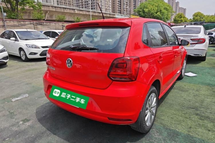 Used Volkswagen Polo 2014 1.6L Automatic Comfort Edition Rear Right 45 Deg