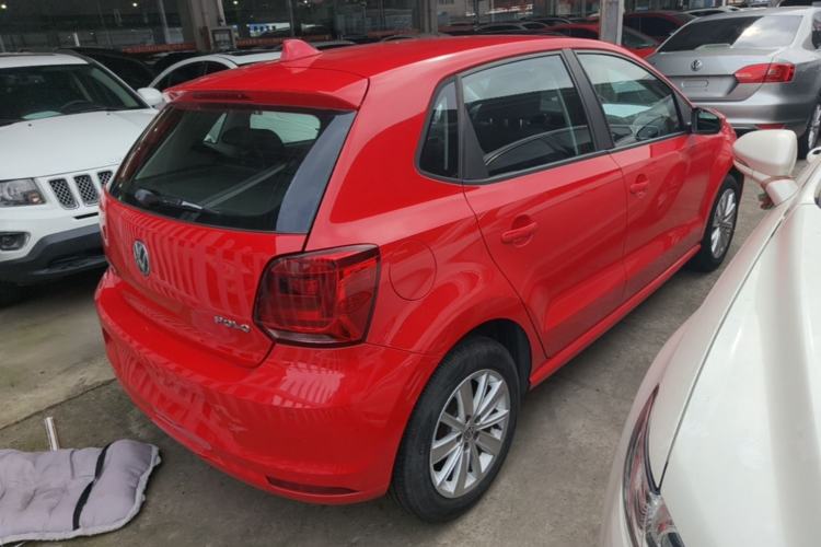 Used Volkswagen Polo 2014 1.6L Automatic Comfort Edition Rear Right 45 Deg