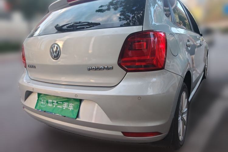 Used Volkswagen Polo 2014 1.6L Automatic Comfort Edition Rear Right 45 Deg