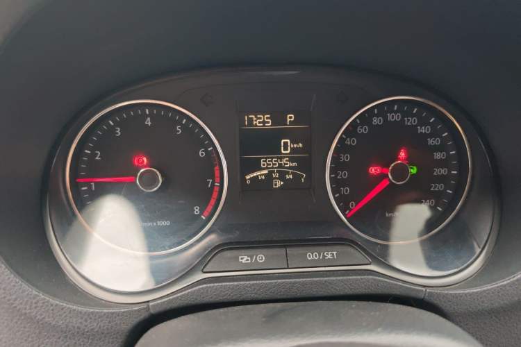 Used Volkswagen Polo 2014 1.4L Automatic Comfort Edition Odometer Close Up