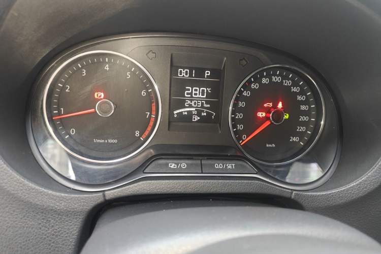 Used Volkswagen Polo 2014 1.6L Automatic 30th Anniversary Edition Odometer Close Up
