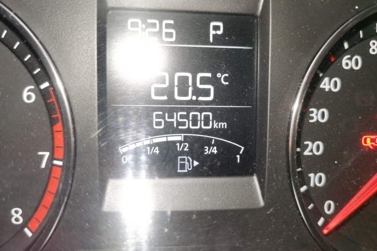 Used Volkswagen Polo 2014 1.6L Automatic Luxury Edition Odometer Close Up