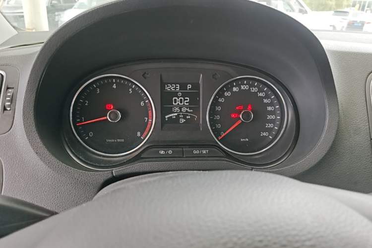 Used Volkswagen Polo 2014 1.4L Automatic Comfort Edition Odometer Close Up